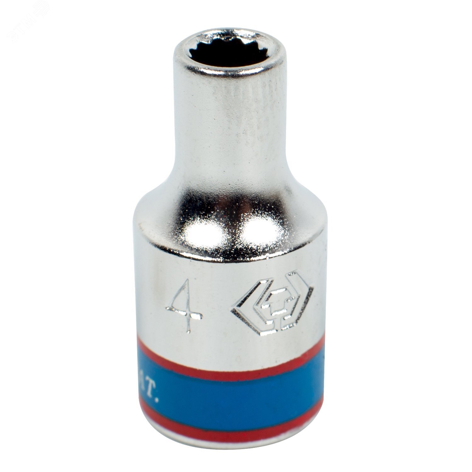 Головка торцевая стандартная двенадцатигранная 1/4", 4 мм KING TONY 233004M