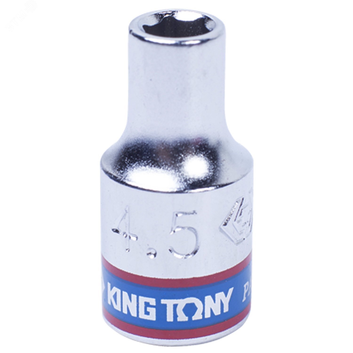 Головка торцевая стандартная шестигранная 1/4", 4,5 мм KING TONY 233545M