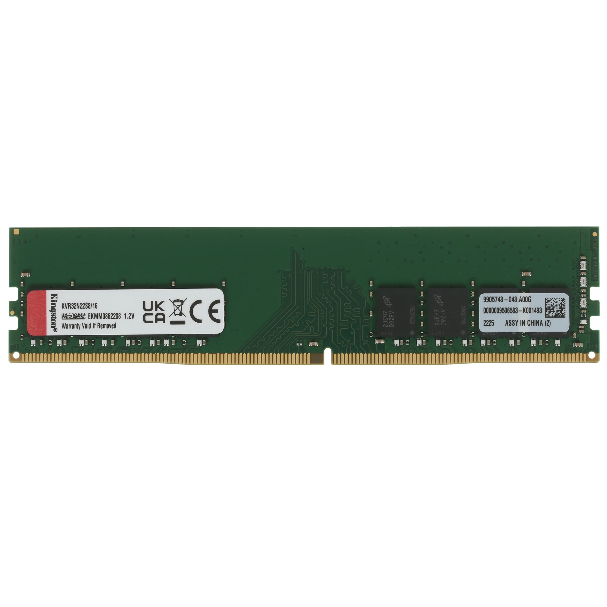 Модуль памяти 16GB Value, DIMM DDR4, 3200 МГц, 25600 Мб/с