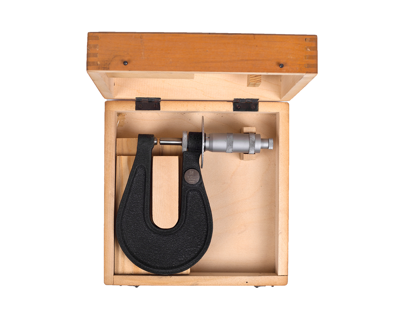 Микрометр листовой МЛ-25 0,01 с поверкой КировИнструмент