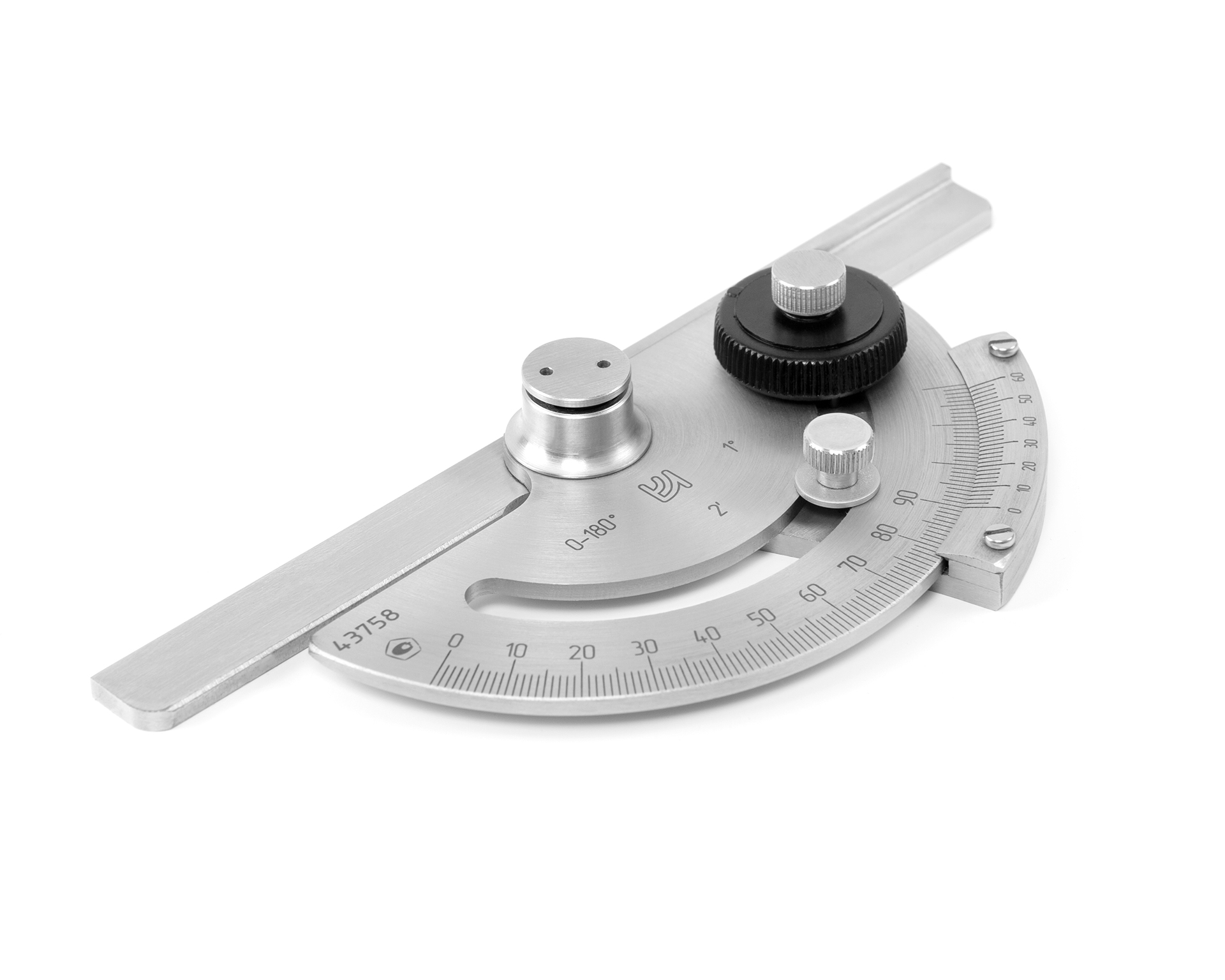 Угломер нониусный 0-180° 2' 2УМ тип 1 КировИнструмент