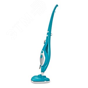 Швабра паровая 2 в 1 KT-1081, объем 380 мл, мощность 1500 Вт, цвет бирюзовый