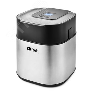 Мороженица KT-1805, объем 1,5 л, мощность 9,5 Вт, цвет серебристый