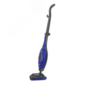 Швабра паровая 2 в 1 KT-1059, объем 300 мл, мощность 1300 Вт, цвет черно-синий