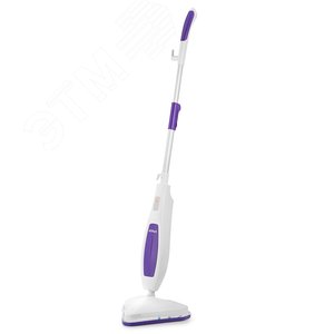 Швабра паровая KT-1056, объем 450 мл, мощность 1300 Вт, цвет бело-фиолетовый