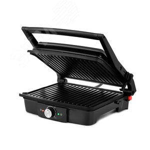 Электрогриль KT-1656, мощность 2000 Вт, цвет черный