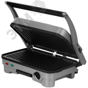 Электрогриль KT-3621, мощность 1800 Вт, цвет серый