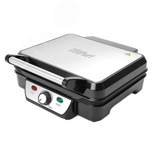 Электрогриль KT-1626, мощность, 1800 Вт, цвет черно-серебристый