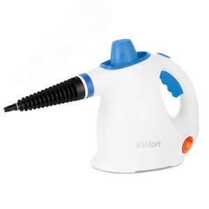 Пароочиститель KT-9194-3, объем 0,35 л, мощность 1050 Вт, цвет бело-синий