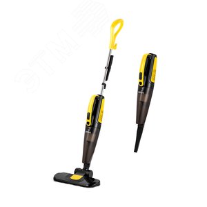 Пылесос вертикальный KT-5180-1, мощность 400 Вт, цвет черно-желтый