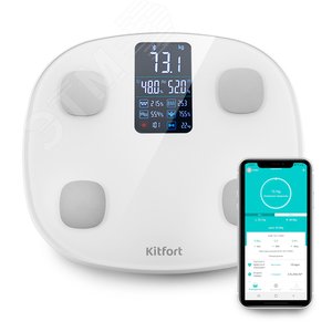 Весы KT-808, цвет белый