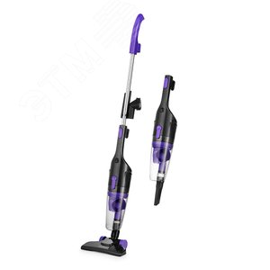 Пылесос вертикальный 2 в 1 KT-5156, объем 1,2 л, мощность 600 Вт, цвет черно-фиолетовый