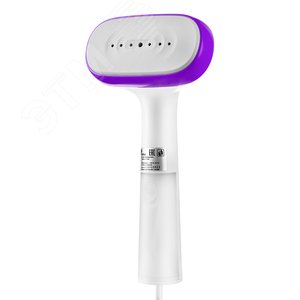 Отпариватель ручной KT-998-1 Цвет бело-фиолетовый, Мощность 1000 Вт, Объем 100 мл