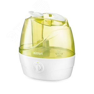 Увлажнитель воздуха KT-2834-2, объем 2,2 л, мощность 32 Вт, цвет бело-салатовый