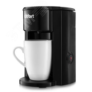 Кофеварка KT-763, объем 1250 мл, мощность 350 мл, цвет черный