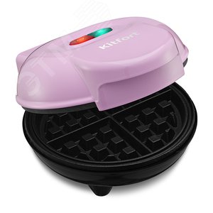 Вафельница KT-3614-3, мощность 550 Вт, цвет лавандовый