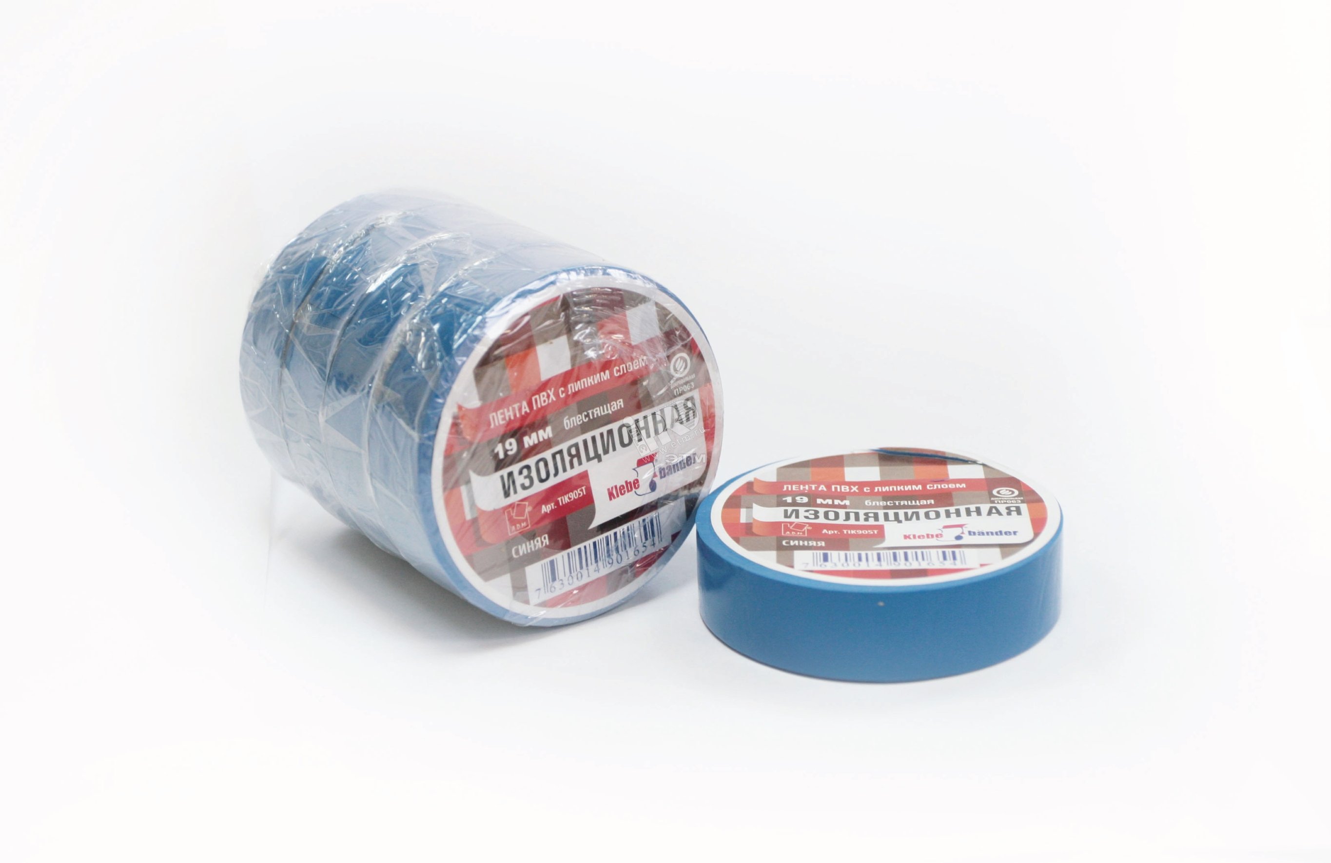 Изолента ПВХ син.19мм 20м