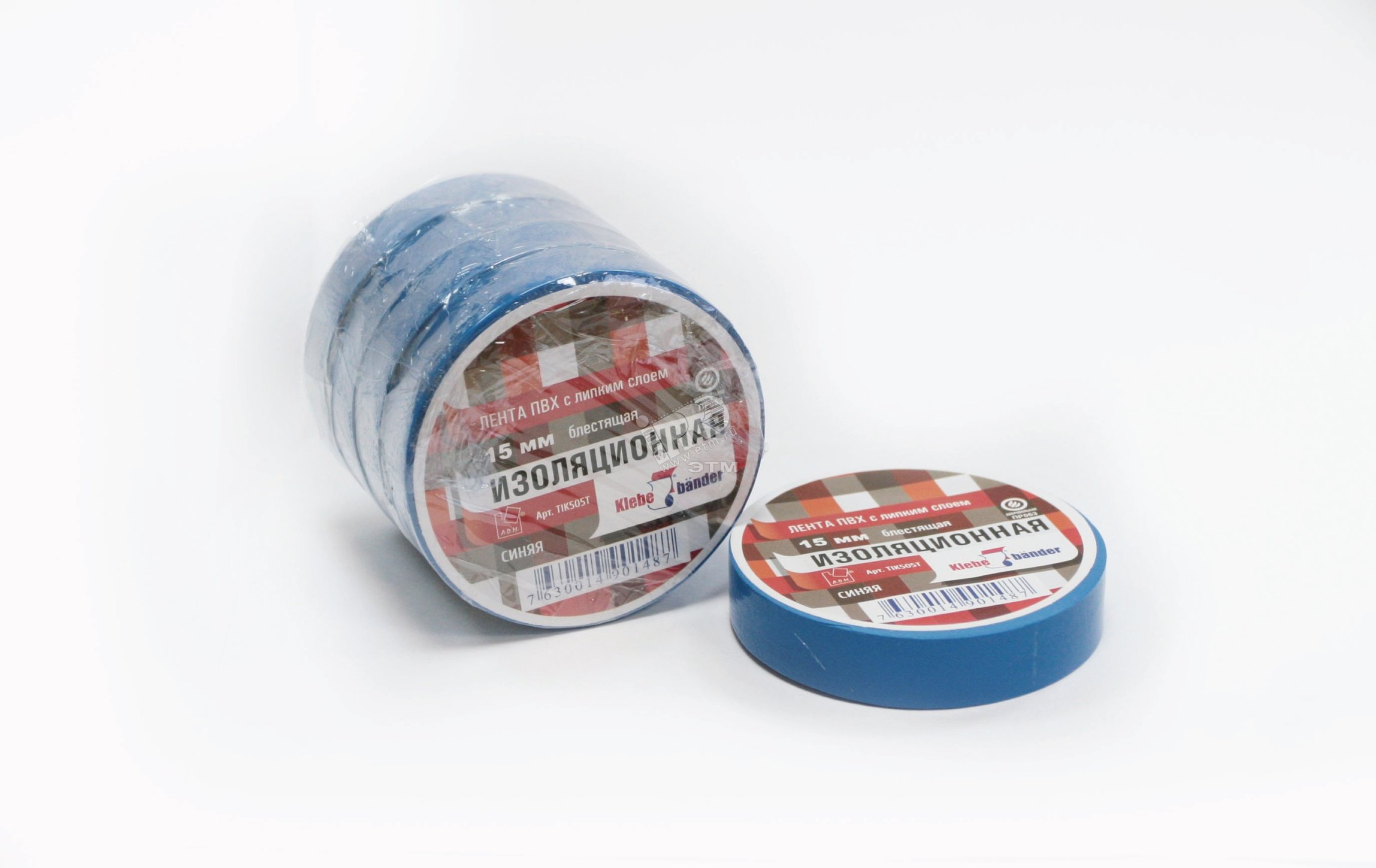 Изолента ПВХ син.15мм 20м