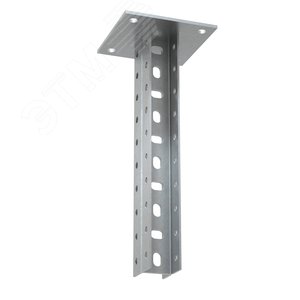 Универсальная потолочная стойка двойная усиленная 300 мм INOX304