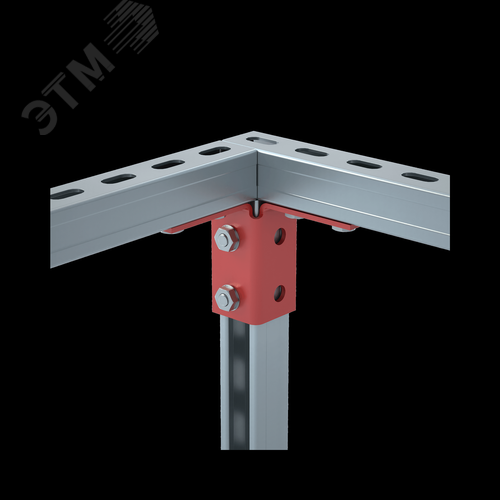 Пластина угловая двойная усиленная