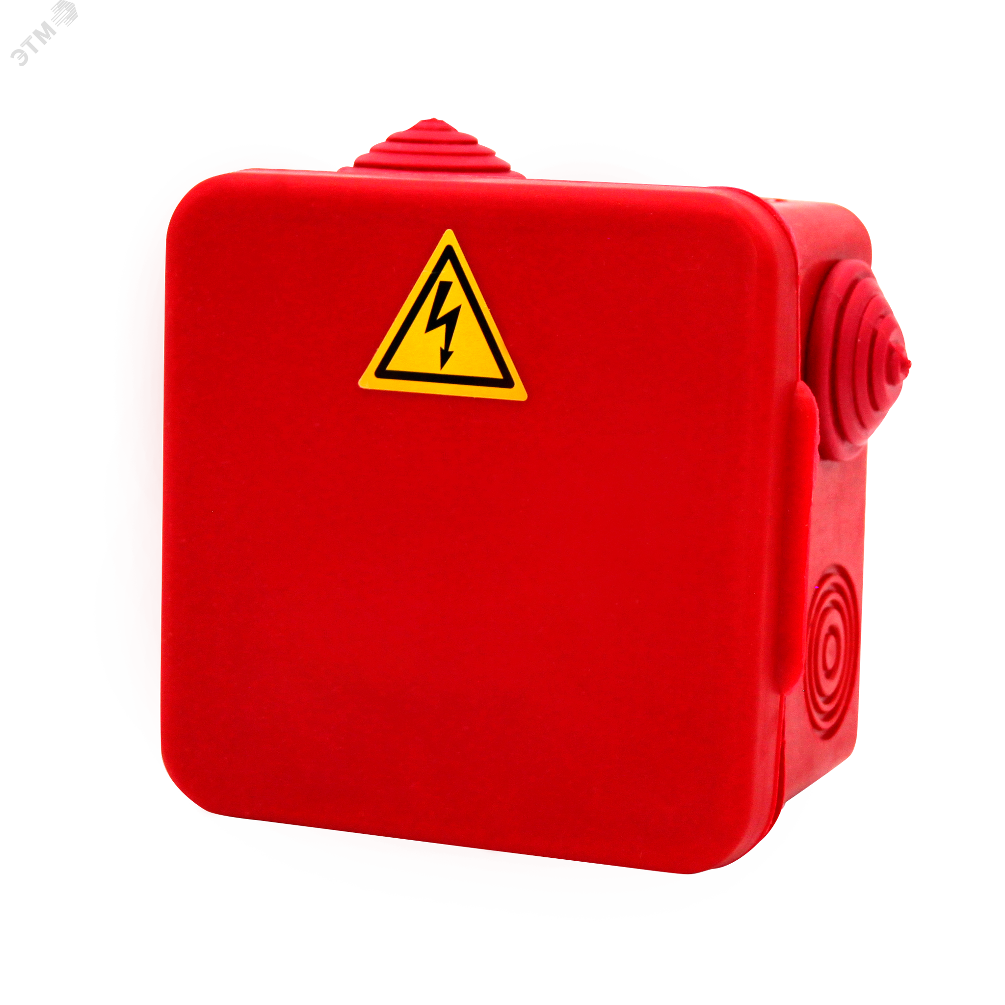 Коробка распределительная огнестойкая КРОПС-П1, IP54, габаритные размеры 100х100х50 мм, для кабелей сечением до 2,5 мм2, 2 клеммы