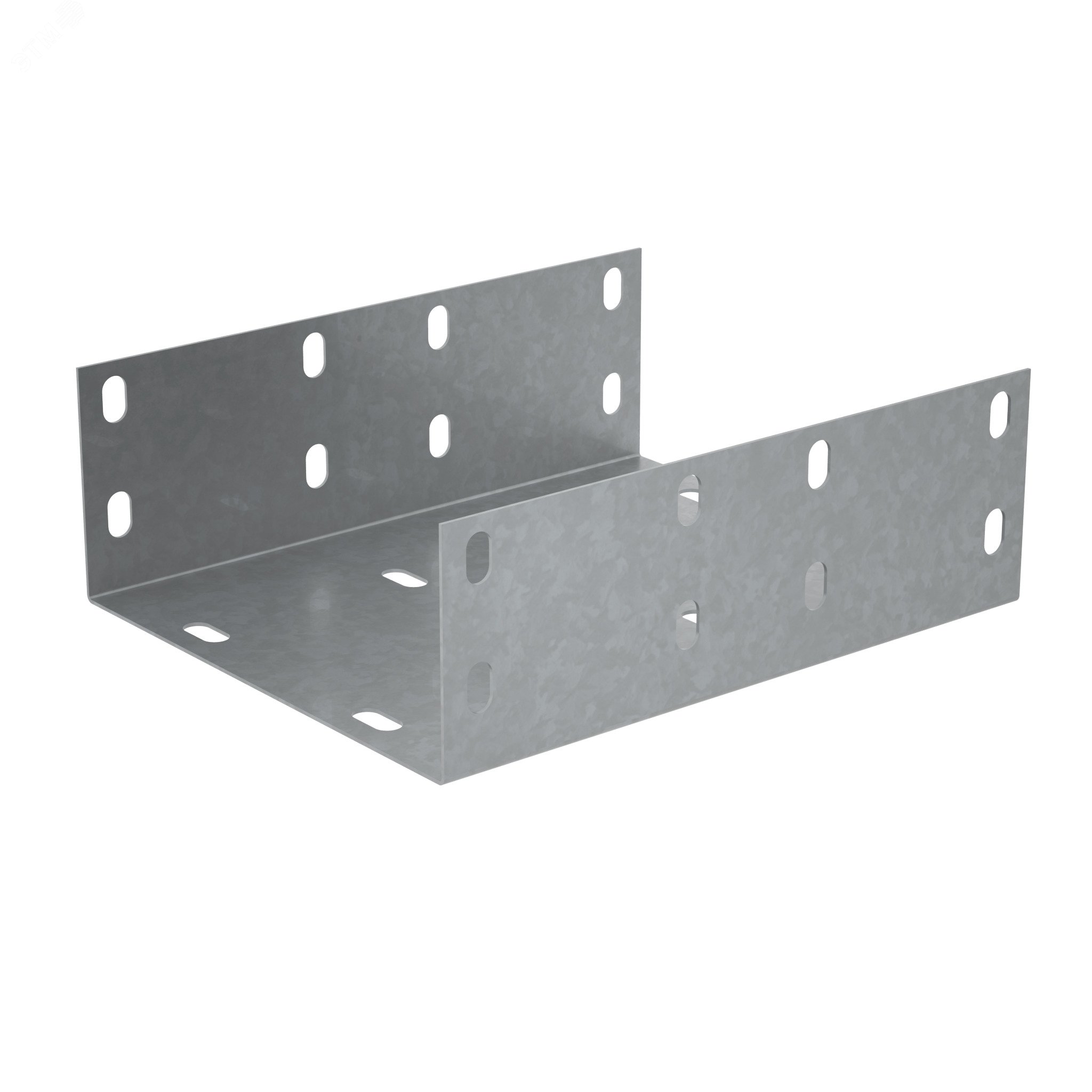 Соединительная пластина усиленная П-образная для лотка 80х100 мм ПЛЮС