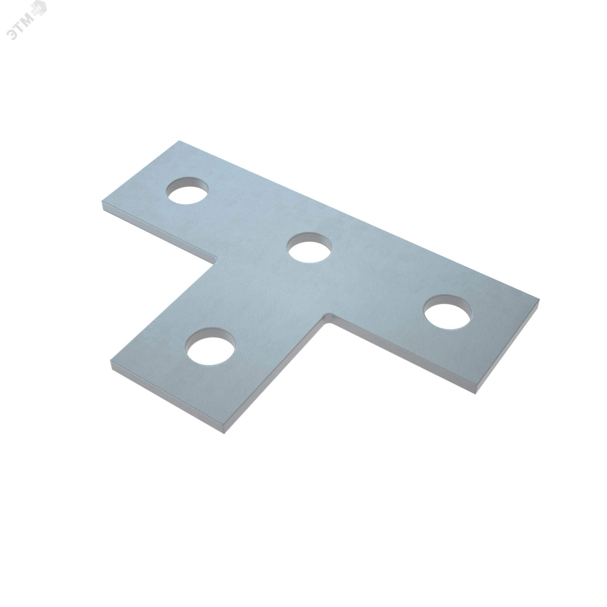 Соединительная пластина Т-образная (4 отверстия)