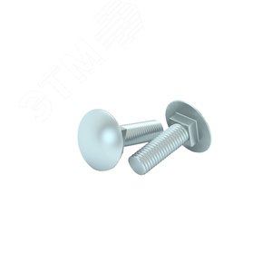 Болт с полукруглой головкой и квадратным подголовком М8х16 мм DIN 603 (упак. 80 шт) INOX A2