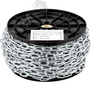 DIN 766 цепь короткозвенная  6мм