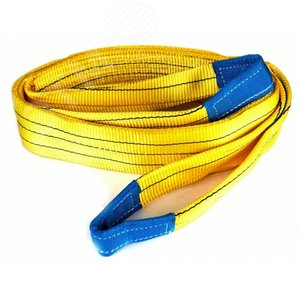 Строп текстильный двухпетлевой длиной 2м Исполнение 3 для поднятия грузов до 3т