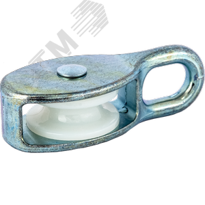 Блок одинарный нейлоновый шкив 50мм (для троса 12мм)