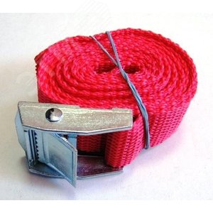 Ремень шириной 25мм, длиной 1,5м с пружинным замком для закрепления груза/предмета до 200 кг