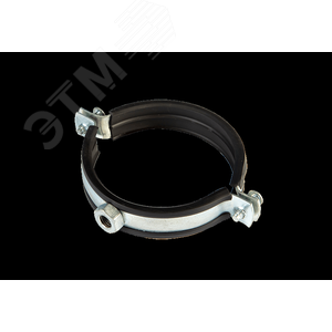 Хомут трубный с рез.профилем (110-116мм) 4' M10 оцинкованный