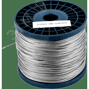 Трос 2,0 мм стальной оцинкованный (220м)
