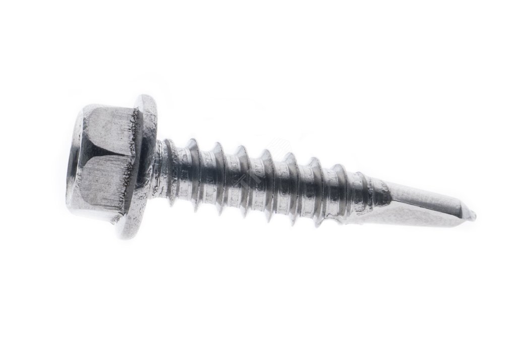 Саморез DIN7504K 4,2x16 A2 с шестигранной головко  с буром нержавеющая сталь 1000шт