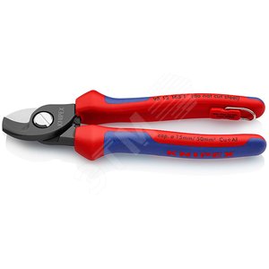 Кабелерез резка - кабель 15мм (50мм AWG 1/0) L=165мм черный 2-компонентные рукоятки крепление для страховки