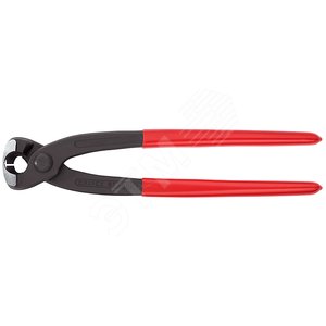 Клещи для хомутов с ушками фосфатированные черного цвета L-220 мм обливные рукоятки