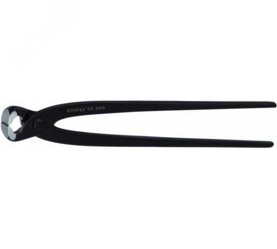 Клещи вязальные для арматурной сетки резка - проволока средней твердости 31мм твердая проволока 18мм режущая кромка 61 HRC / 25мм L=300мм черные