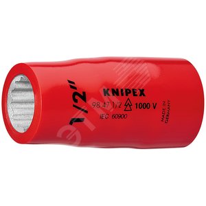 Головка торцевая VDE 1000V DR 1/2 дюймовая 9/16 диэлектрическая