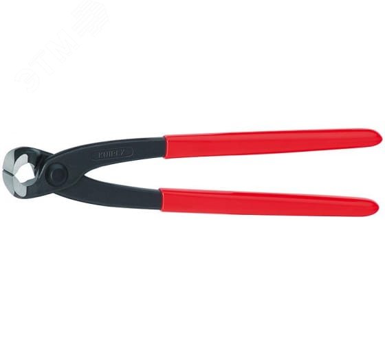 Клещи вязальные для арматурной сетки резка - проволока средней твердости 24мм твердая проволока 16мм режущая кромка 61 HRC / 25мм L=250мм черные облив