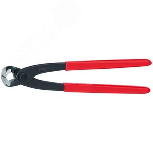 Клещи вязальные для арматурной сетки резка - проволока средней твердости 24мм твердая проволока 16мм режущая кромка 61 HRC / 25мм L=250мм черные облив