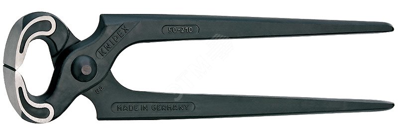 Кусачки торцевые плотницкие резка - проволока средней твердости 2мм режущая кромка 60HRC / 23мм L=180мм блистер цвет черный