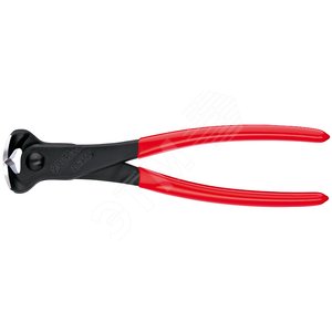 Кусачки торцевые резка - мягкая проволока 4мм проволока средней твердости 28мм твердая проволока 23мм L=160мм твердость кромок 61 HRC обливные рукоятк