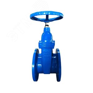 Задвижка чугунная с обрезиненным клином 30ч39р аналог МЗВ Ду 150 Ру16 Тмакс=120С с гайкой фланцевая