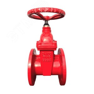 Задвижка чугунная с обрезиненным клином 30ч39р аналог МЗВГ Ду 80 Ру16 Тмакс=150С с гайкой фланцевая