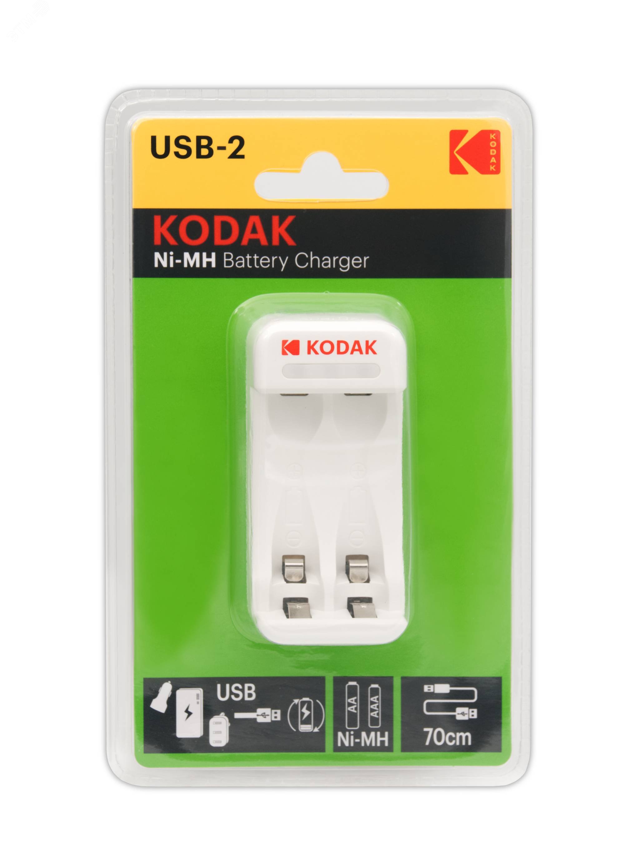Зарядное устройство для аккумуляторов C8001B USB [K2AA/AAA] (6/24/1200)