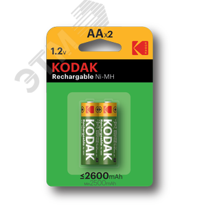 Аккумуляторы NiMH (никель-металлгидридные) HR6-2BL 2600х800)