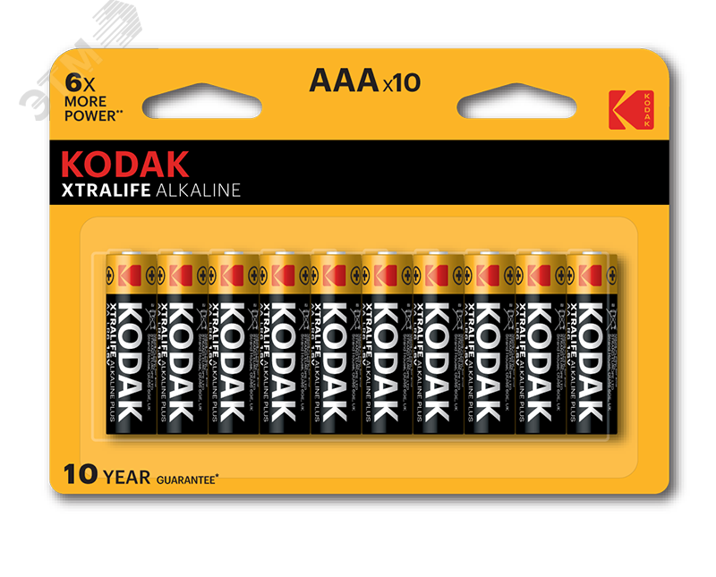 Батарейка LR03-8+2BL XTRALIFE Alkaline [K3A-8+2] (120/480/38400)