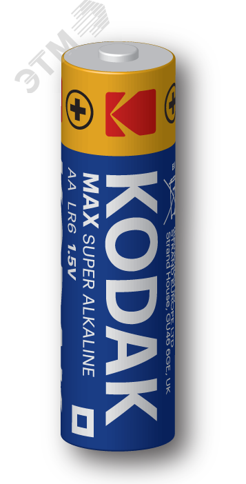 Батарейка Kodak LR6 bulk MAX SUPER Alkaline [KAA-B500] (500/21000)