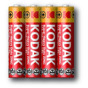 Батарейка Kodak R03-4S SUPER HEAVY DUTY Zinc [K3AHZ 4S] (40/200/57600)